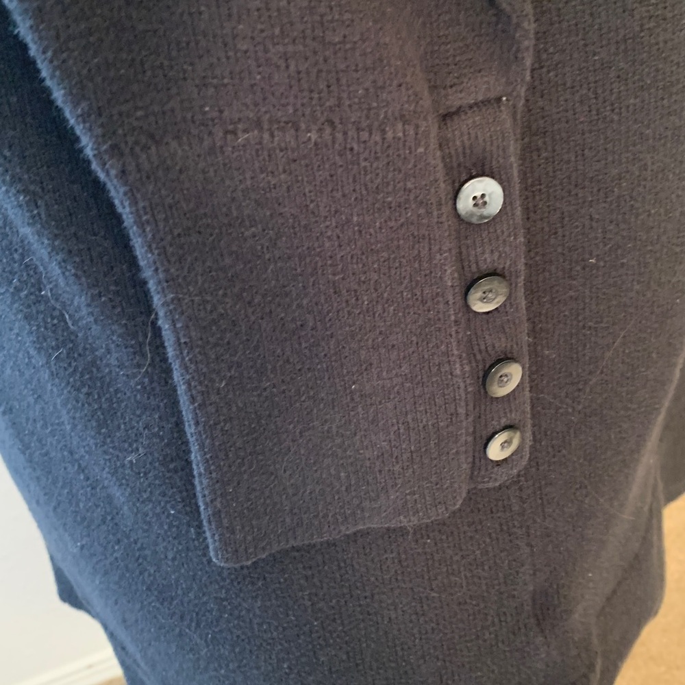 J. Jill size medium, Elegant Black Knit boat neck sweater - Picture 4 of 10
